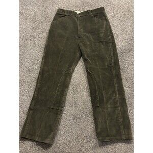 Vintage Hebden Corduroy Trousers Men's 30x27 Green Cotton